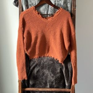 Cropped sweater